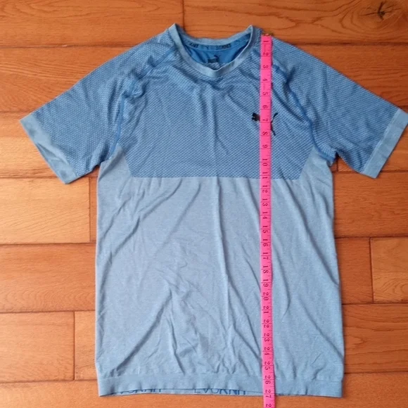 Puma Light Blue Performance Tee - Picture 5 of 6